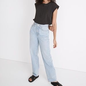 NWT Baggy Straight Jeans in Berteau Wash, Sz 30